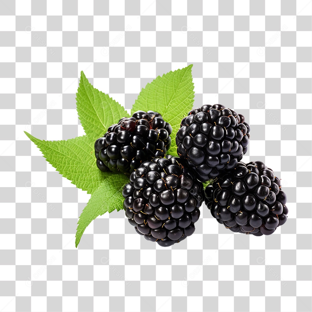 Frutas Amoras PNG Transparente