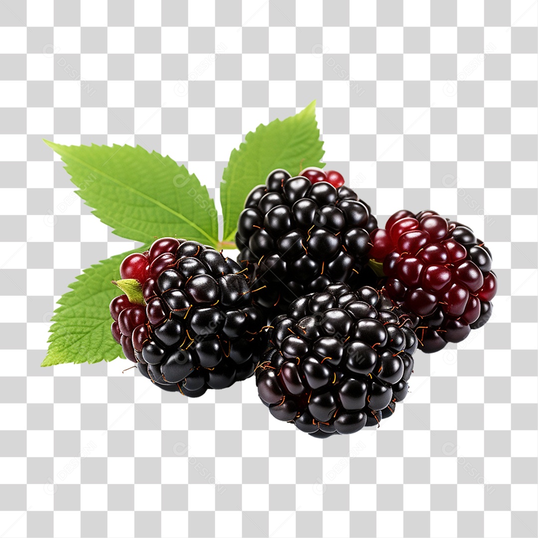 Blackberry Fruits Transparent PNG