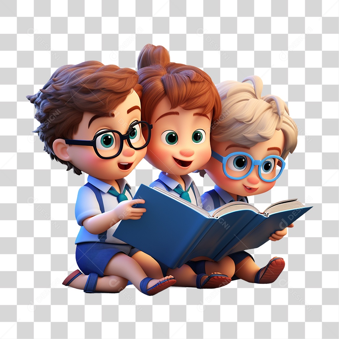 Jovens Estudantes Volta ás Aulas PNG Transparente
