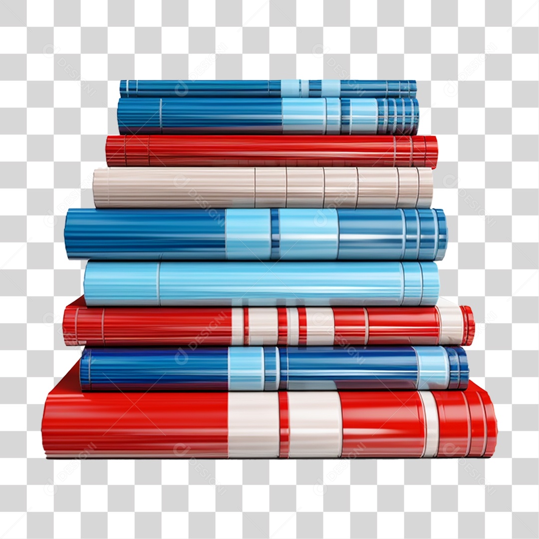 Materiais Escolares Volta ás Aulas PNG Transparente