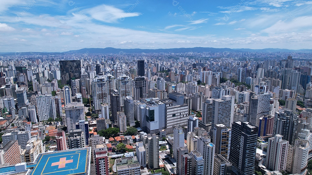 Vista da avenida Paulista em São Paulo brasil
