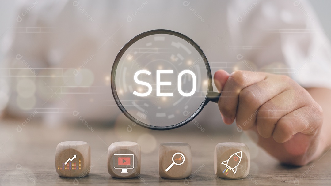 Blocos de madeira sobre fundo isolado