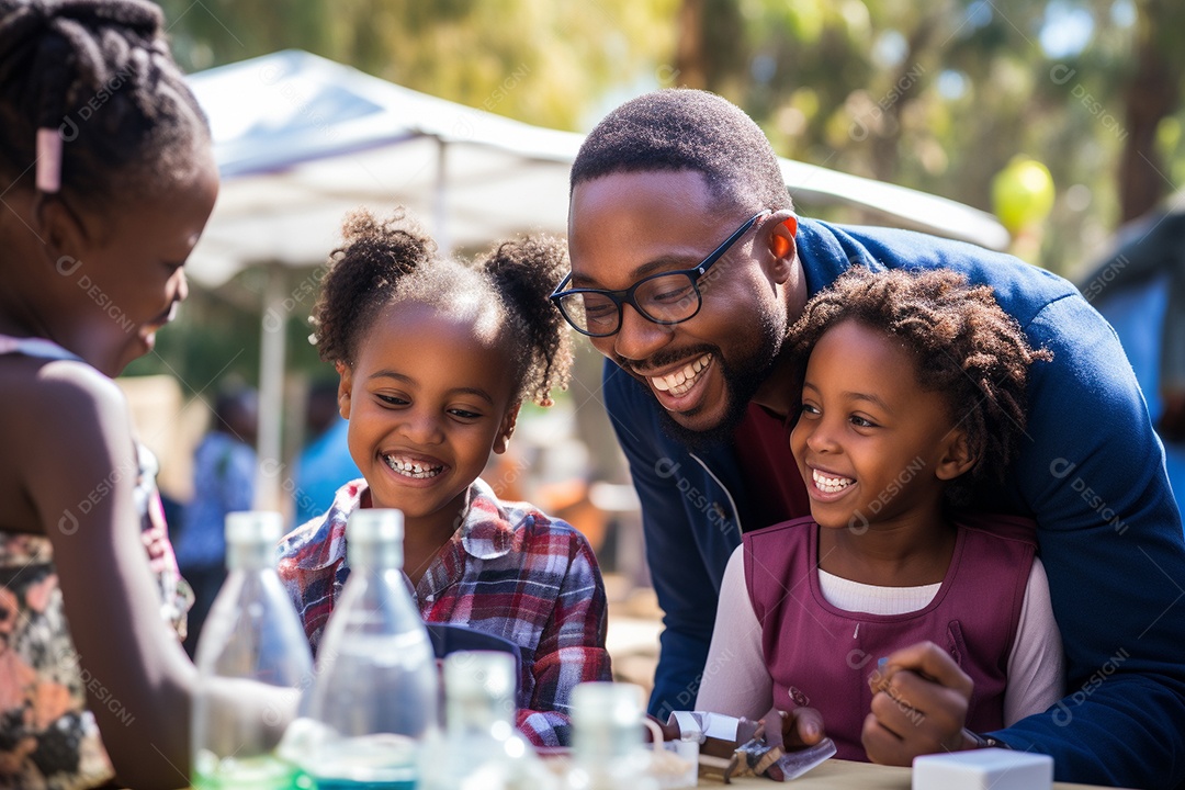 Professor negro em Nairóbi inspirando mentes jovens com a ciência