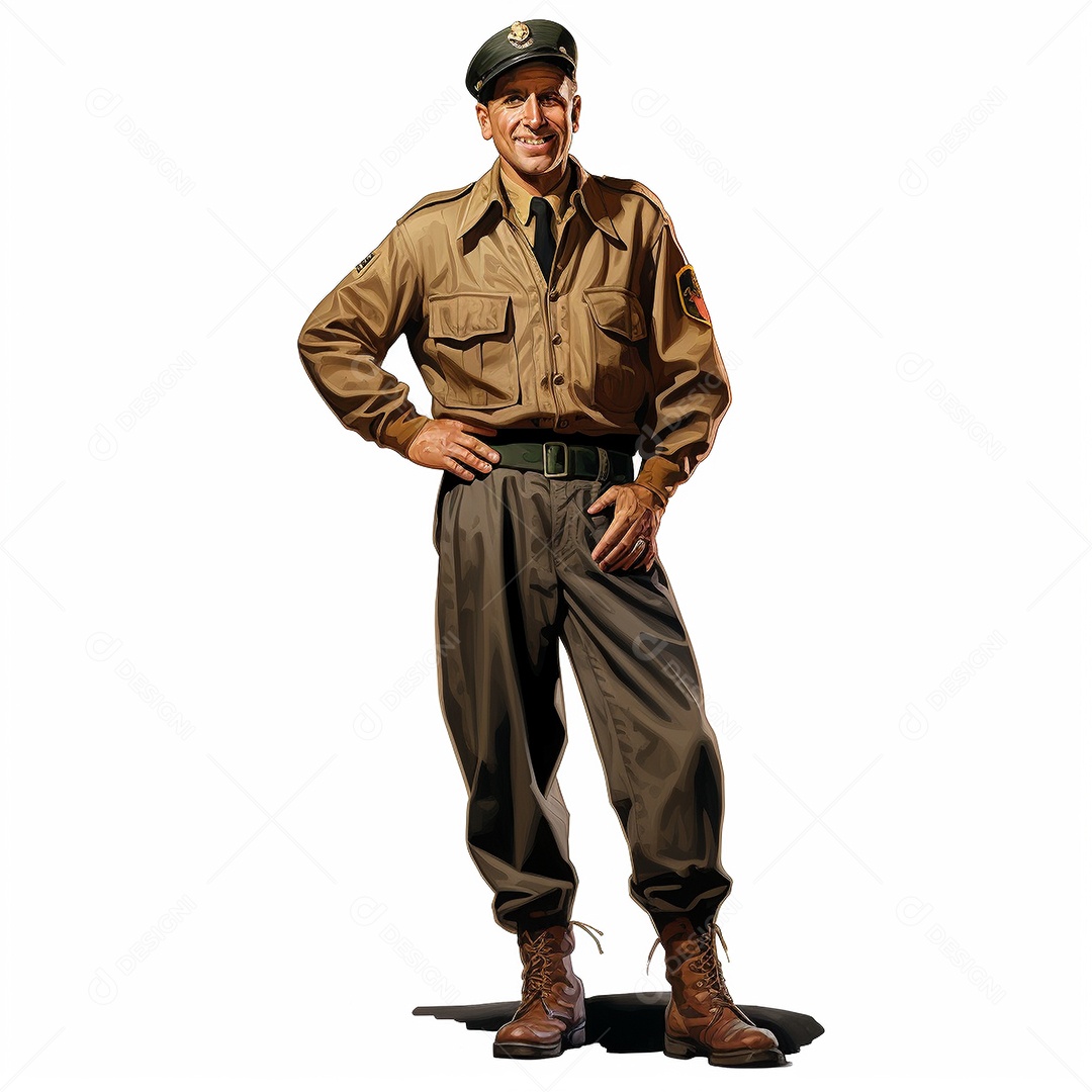 Homem com uniforme de piloto