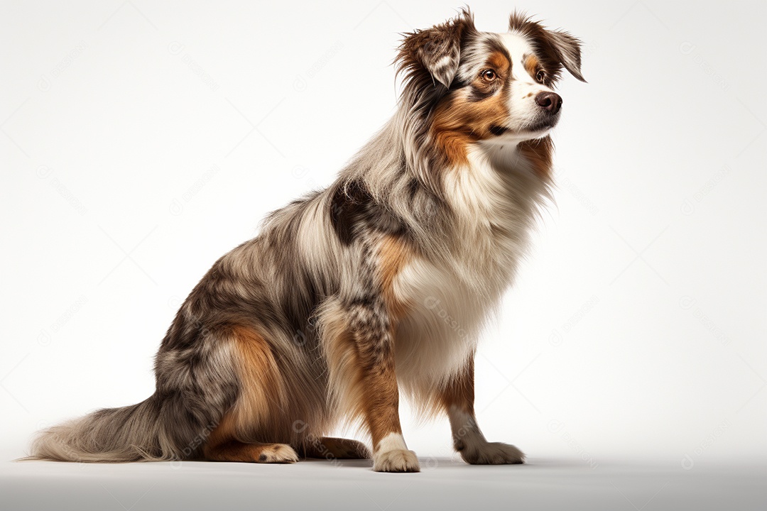 Um cão pastor australiano
