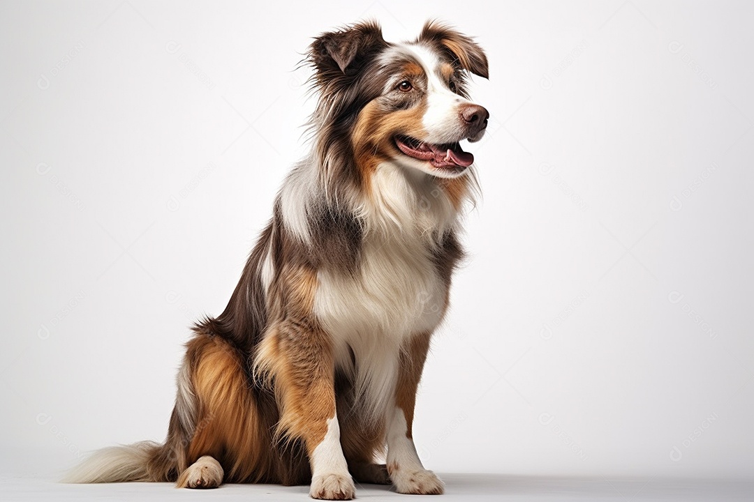 Um cão pastor australiano