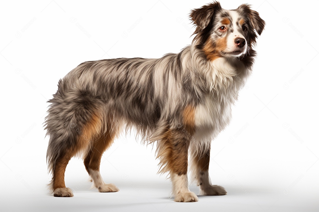 Um cão pastor australiano