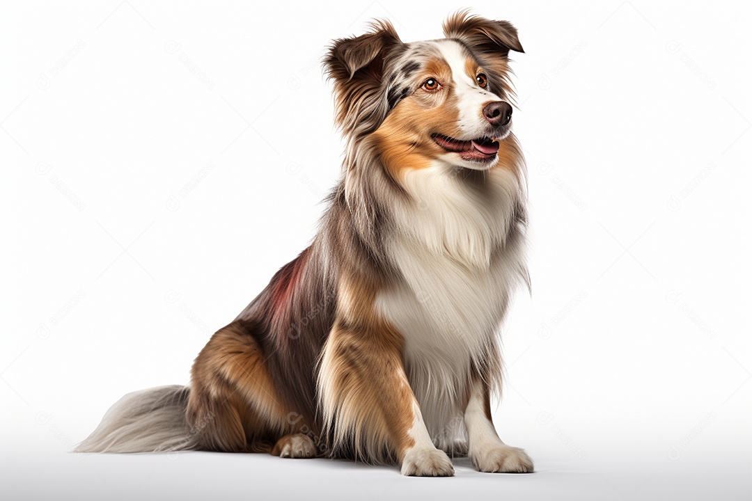 Um cão pastor australiano