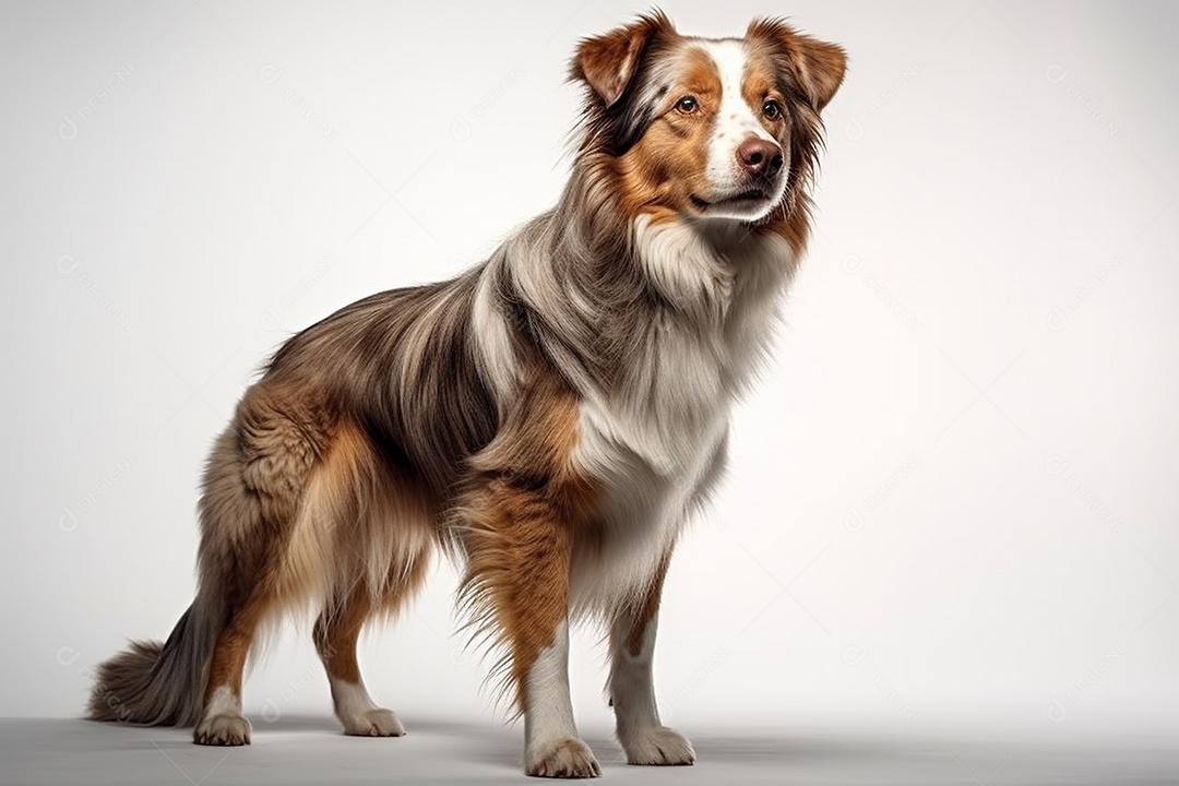 Um cão pastor australiano
