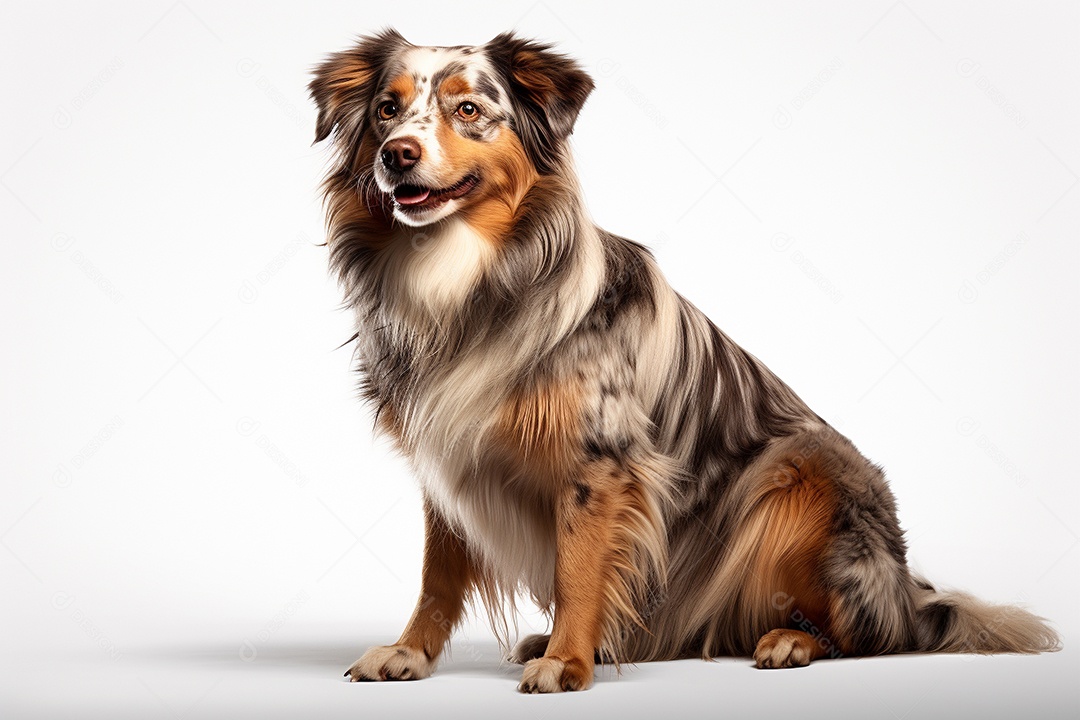 Um cão pastor australiano