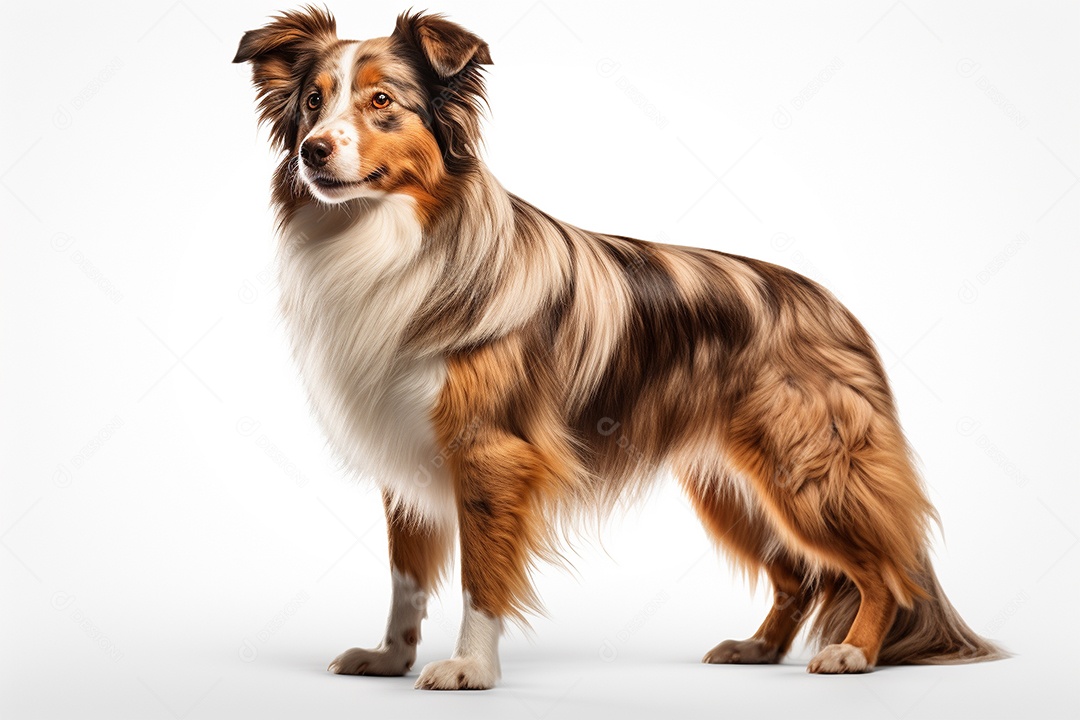 Um cão pastor australiano