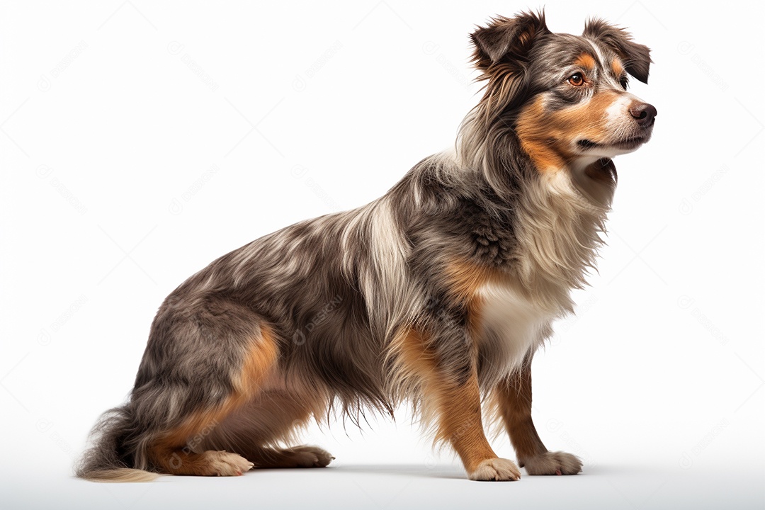 Um cão pastor australiano