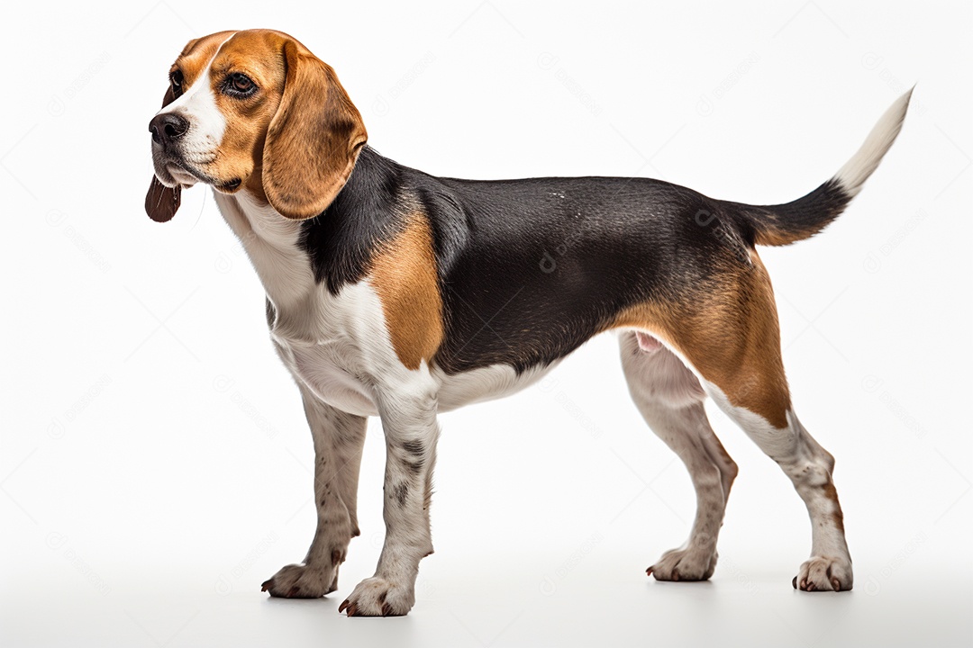 Um cachorro Beagle