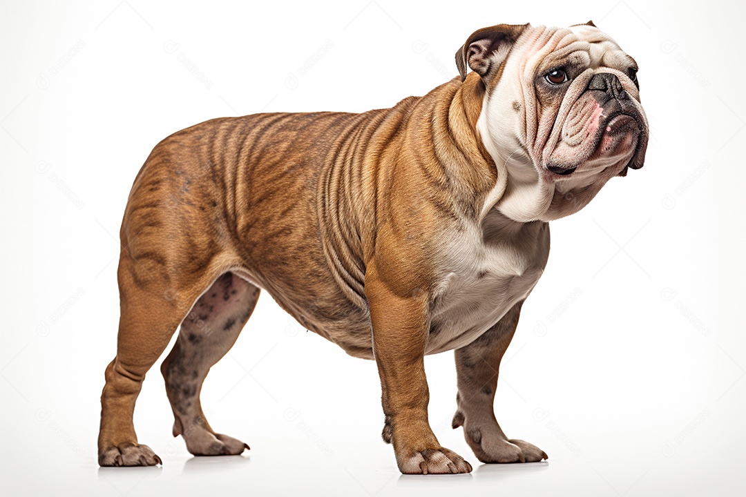 Um cachorro Bulldog