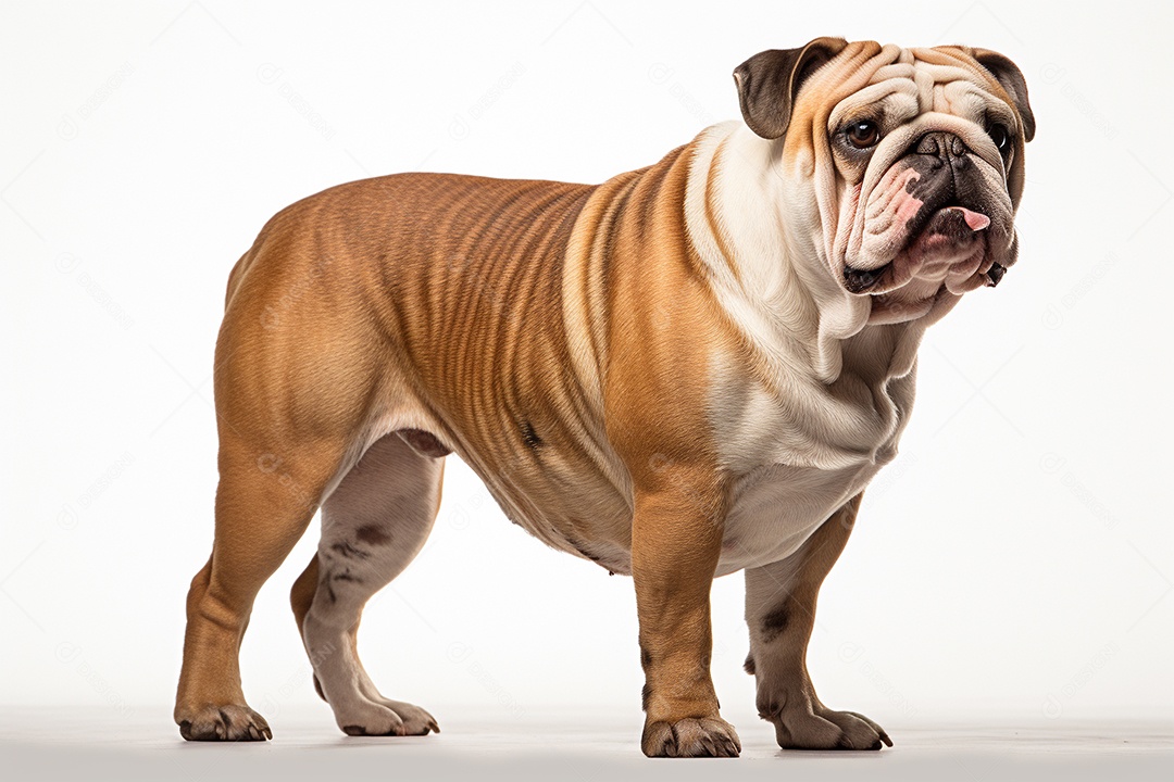 Um cachorro Bulldog