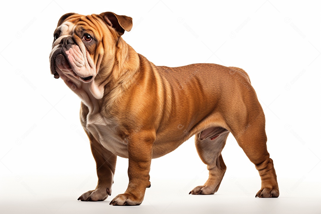 Um cachorro Bulldog