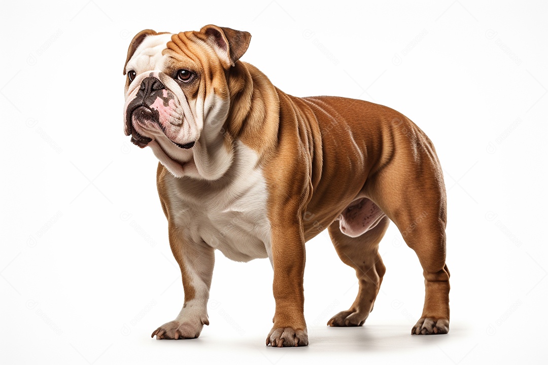 Um cachorro Bulldog