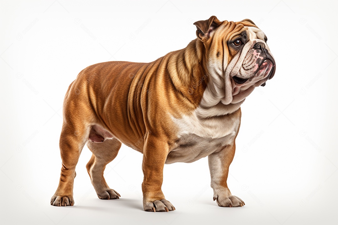 Um cachorro Bulldog