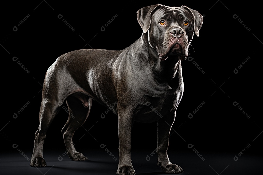 Um cachorro Cane Corso