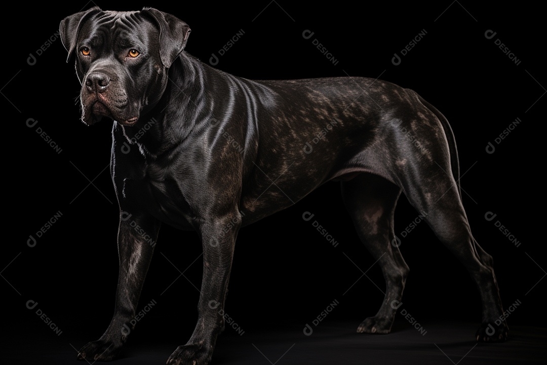 Um cachorro Cane Corso