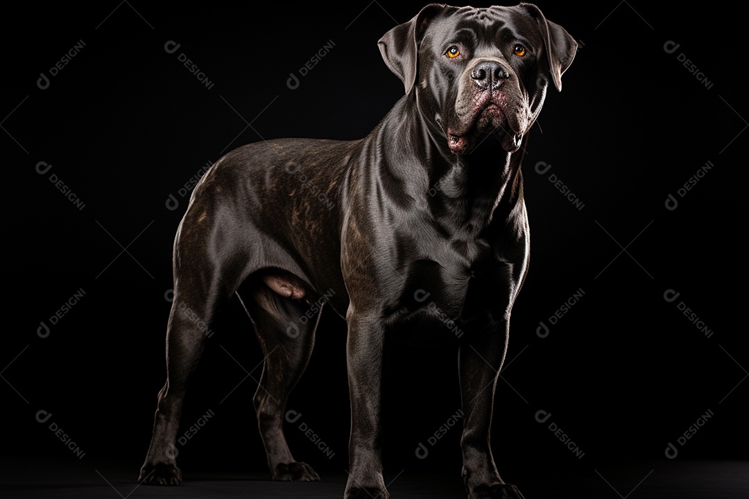 Um cachorro Cane Corso