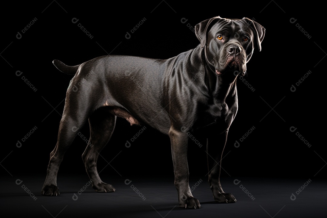 Um cachorro Cane Corso