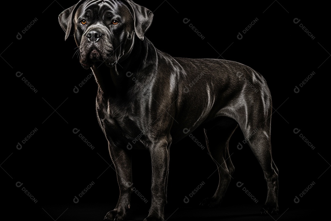 Um cachorro Cane Corso
