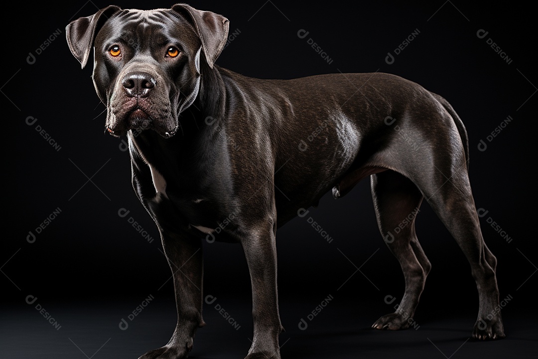 Um cachorro Cane Corso