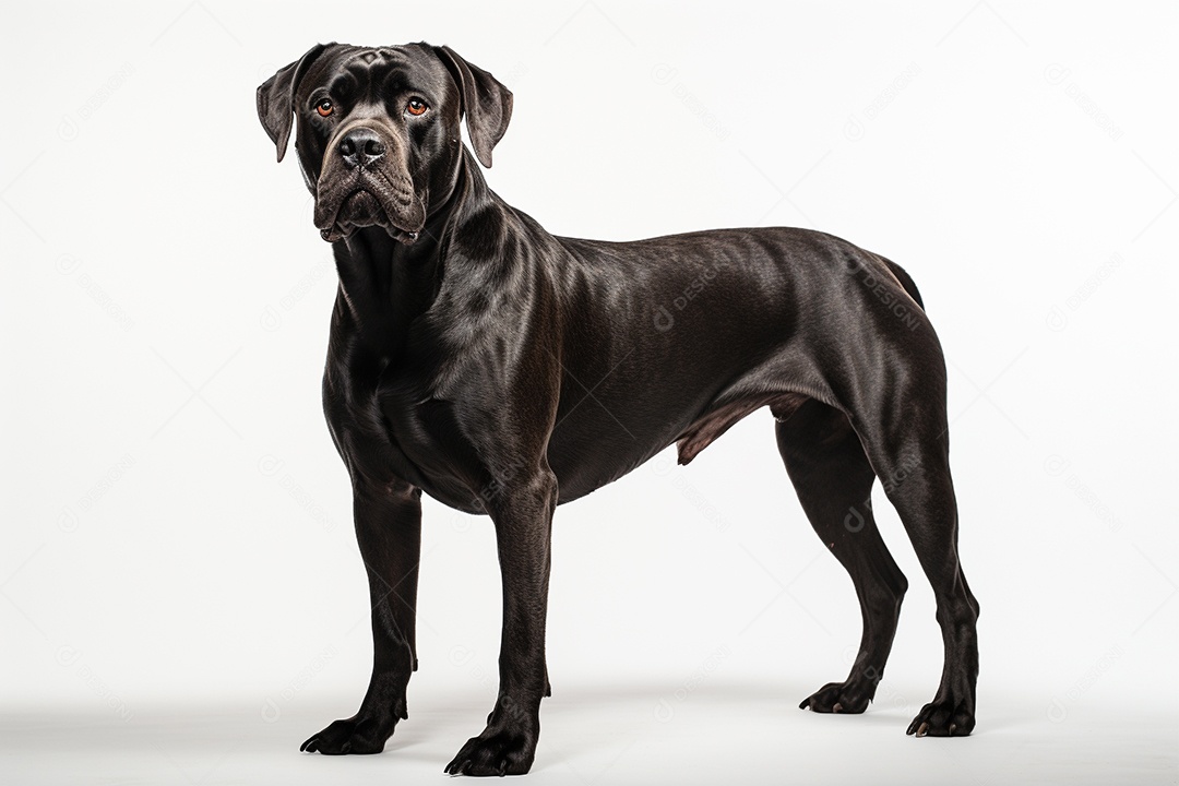 Um cachorro Cane Corso