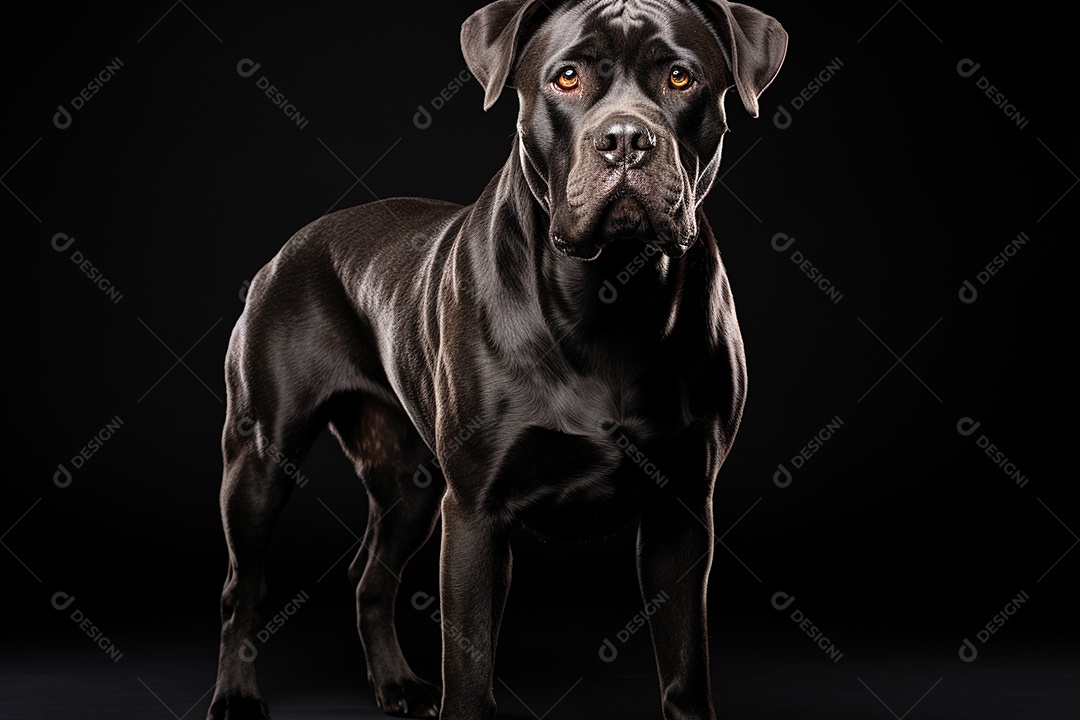 Um cachorro Cane Corso