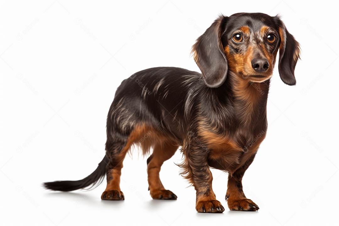 Um cachorro Daschund