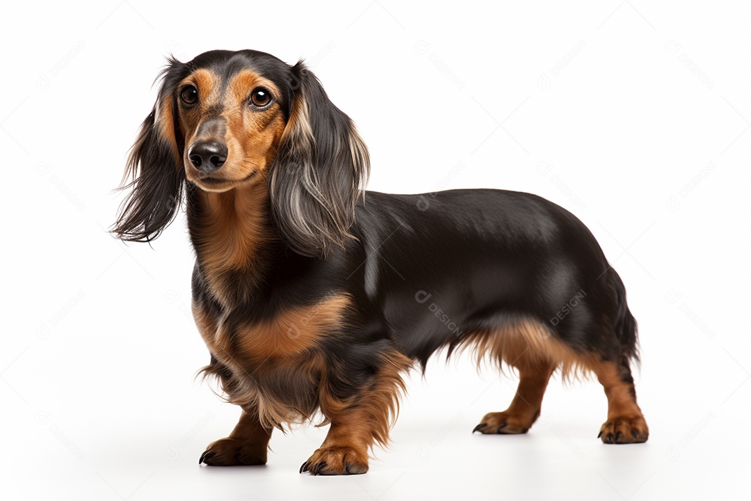 Um cachorro Daschund