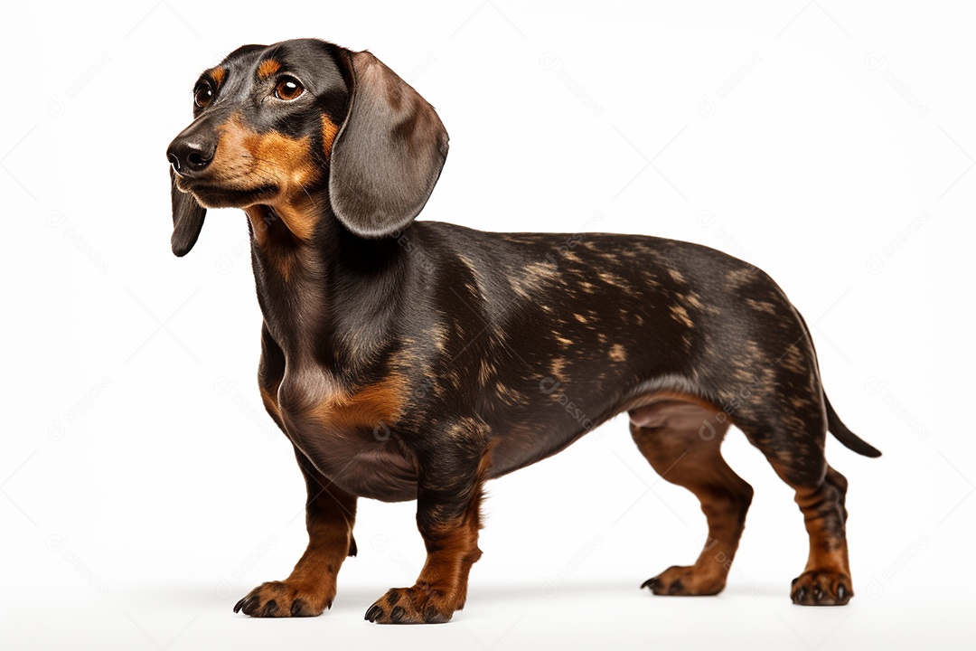 Um cachorro Daschund