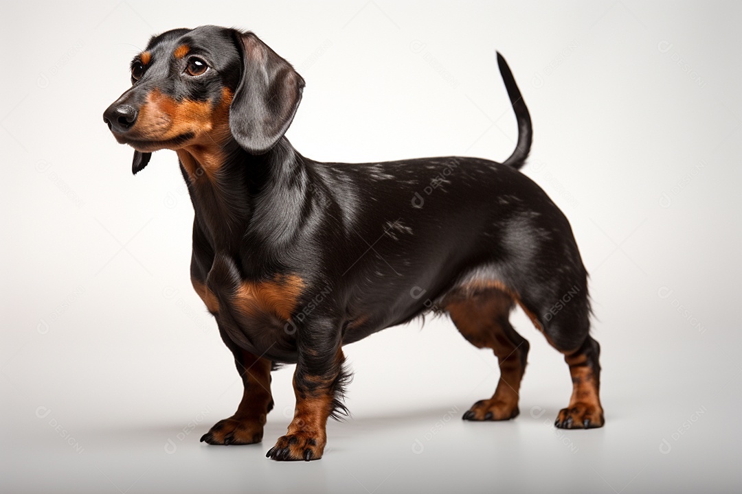 Um cachorro Daschund