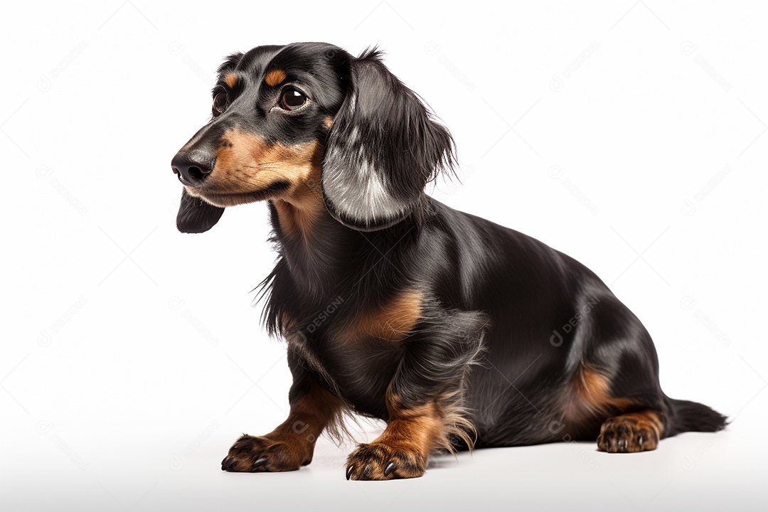 Um cachorro Daschund