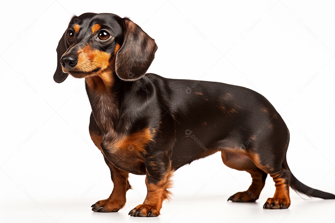 Um cachorro Daschund