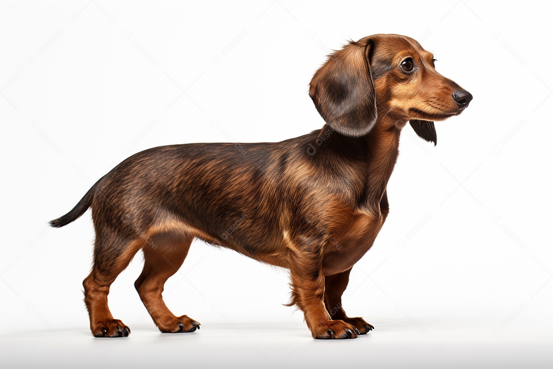 Um cachorro Daschund