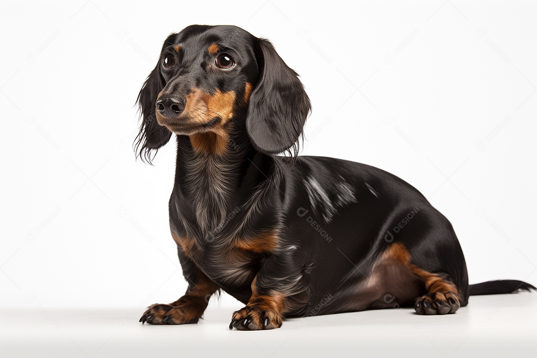 Um cachorro Daschund