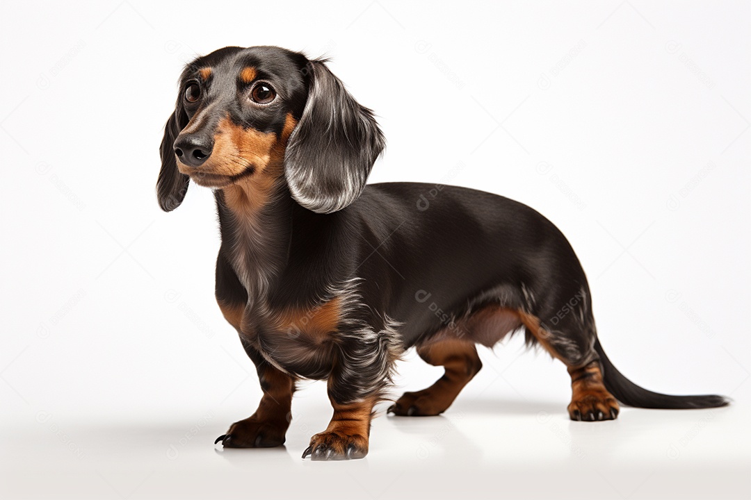 Um cachorro Daschund