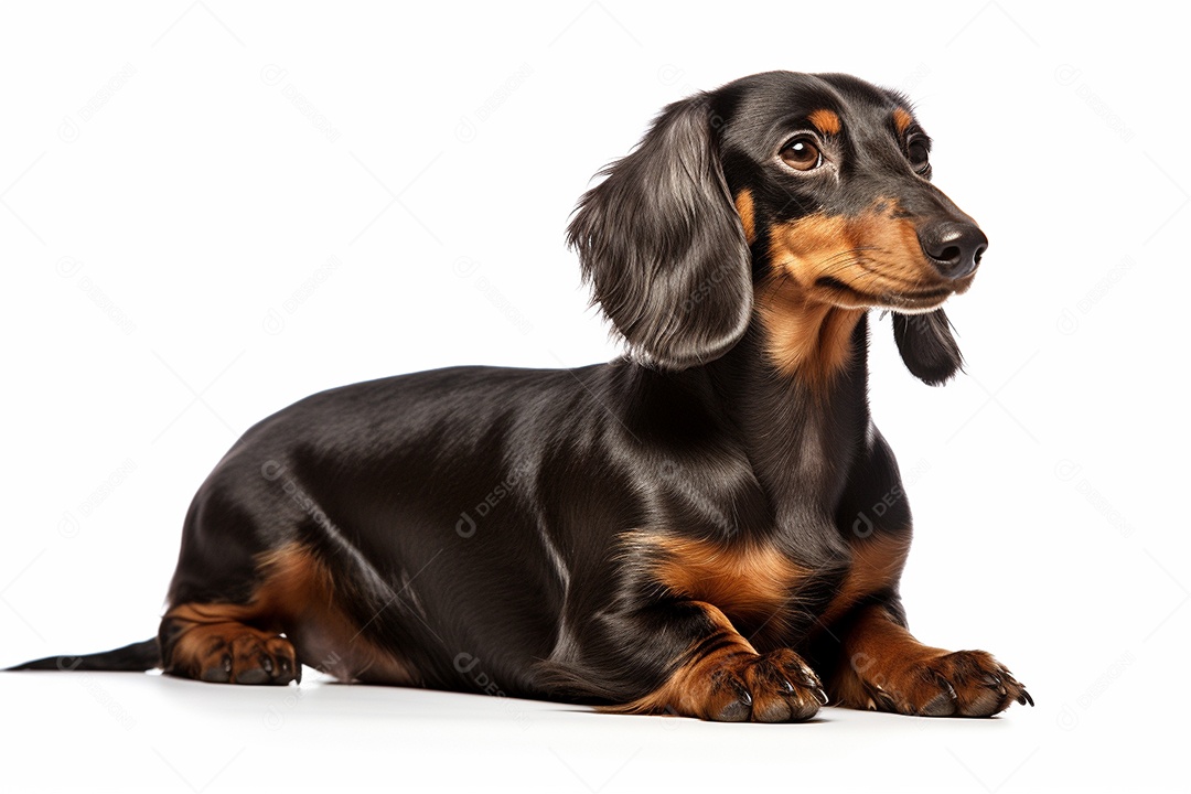 Um cachorro Daschund