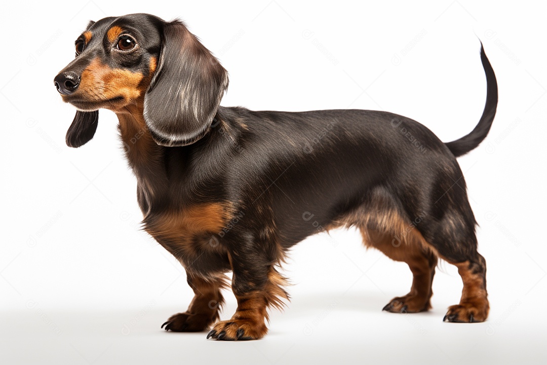 Um cachorro Daschund