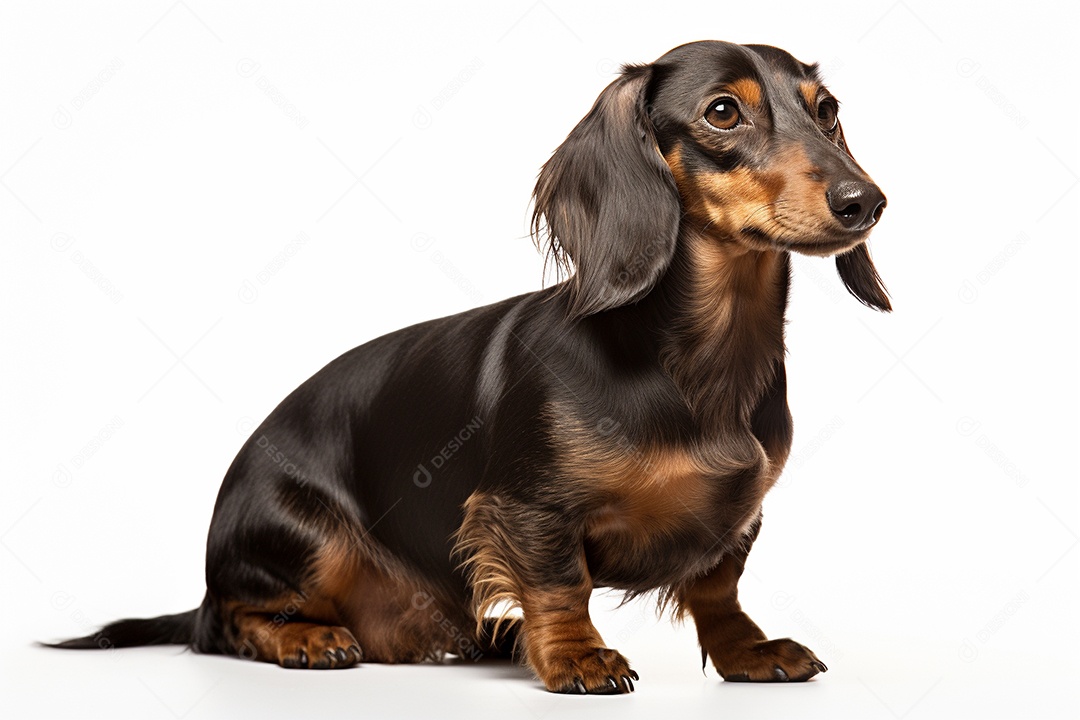 Um cachorro Daschund