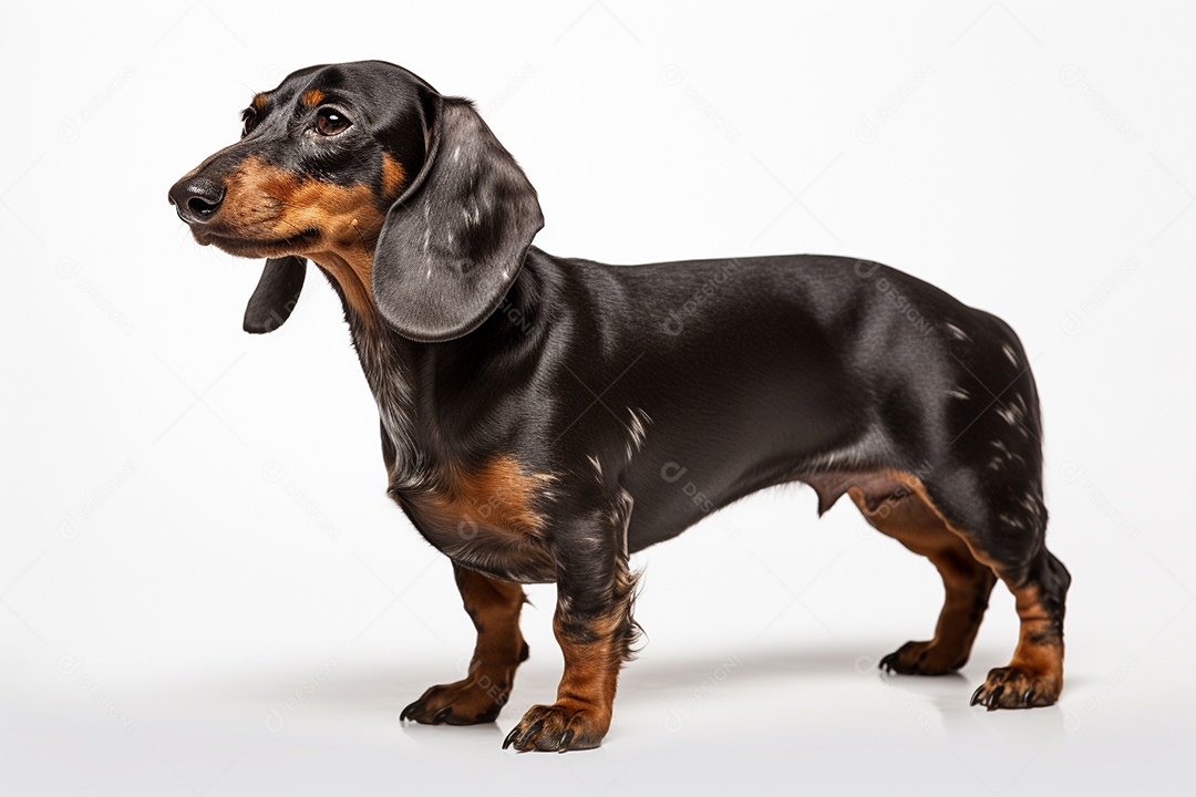 Um cachorro Daschund