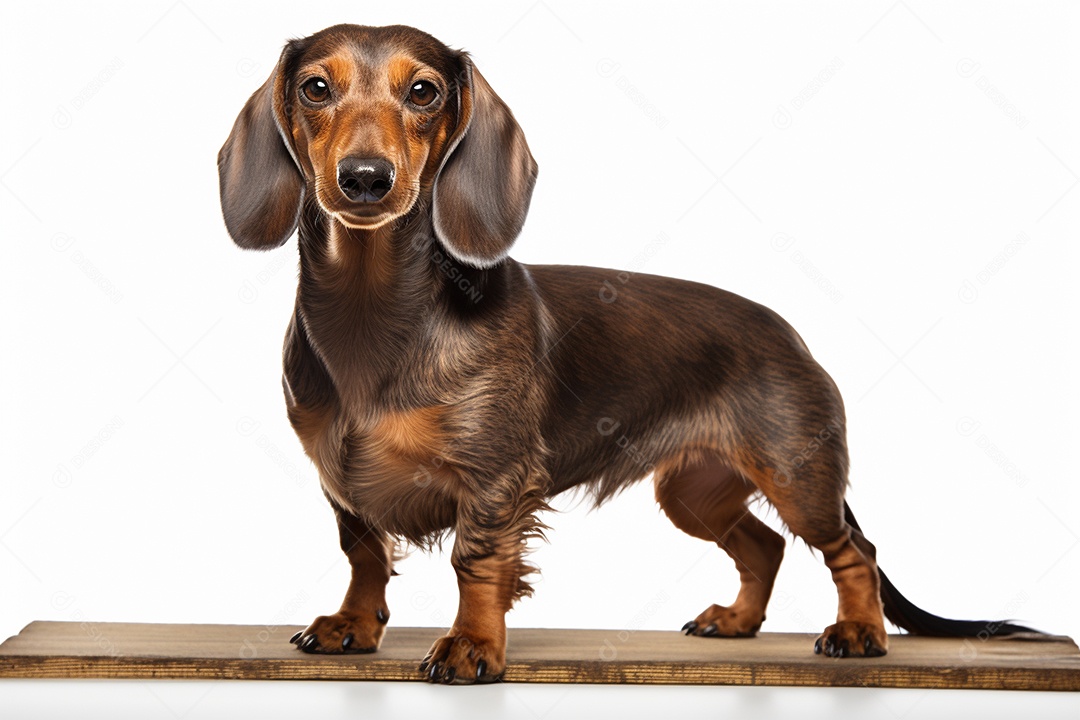 Um cachorro Daschund