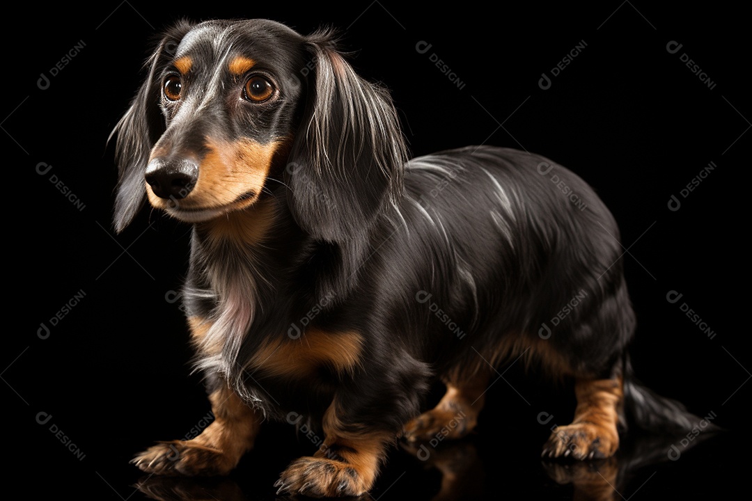 Um cachorro Daschund