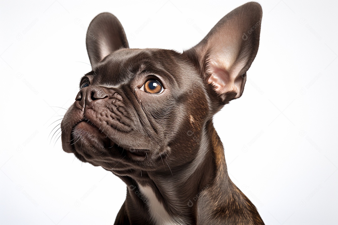 Um cachorro Bulldog Francês