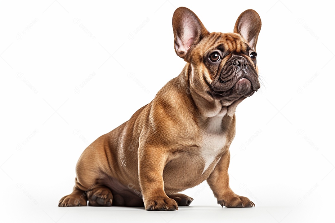 Um cachorro Bulldog Francês