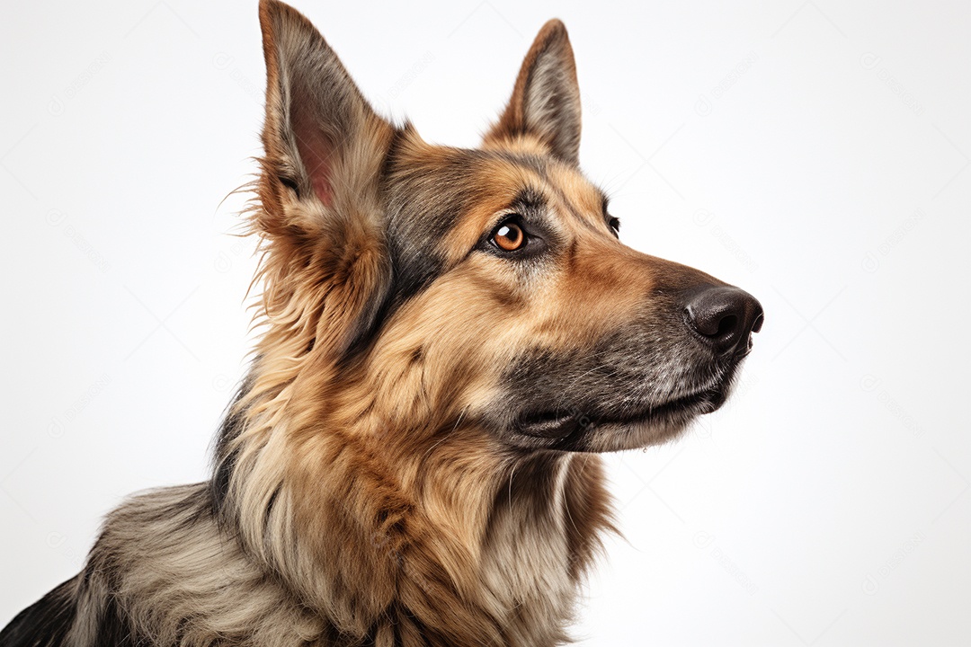 Um cão pastor alemão