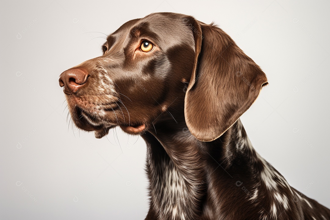 Um cão Ponteiro Alemão de Pêlo Curto