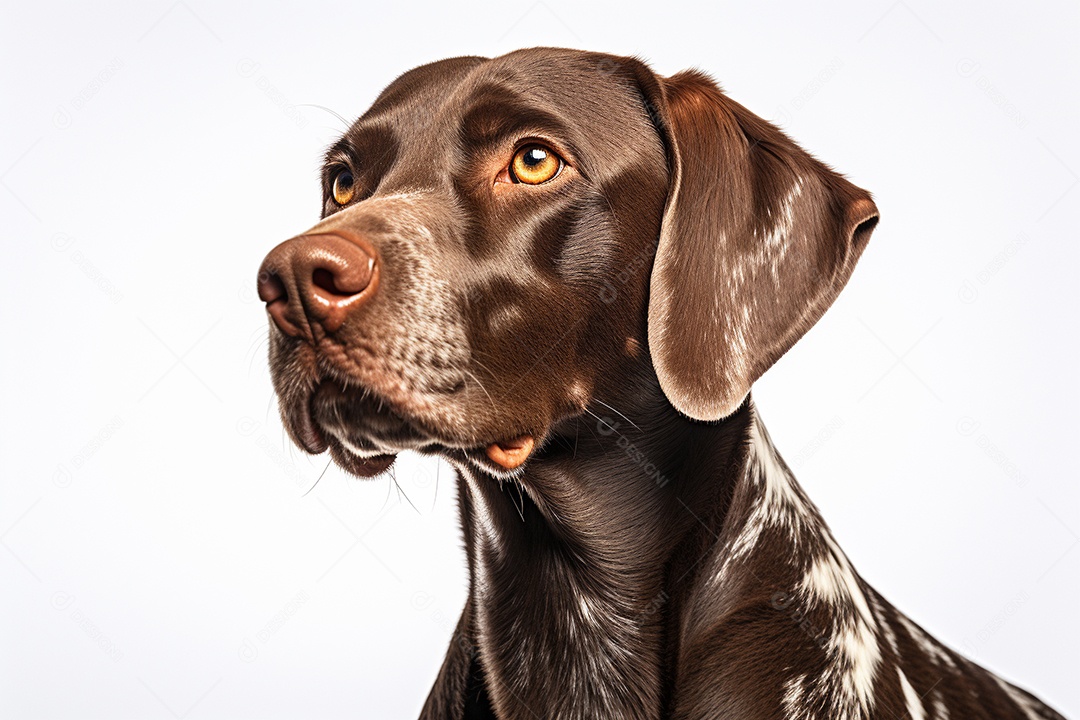 Um cão Ponteiro Alemão de Pêlo Curto
